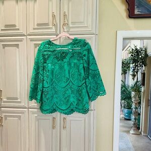 LILLY PULITZER LACE TOP